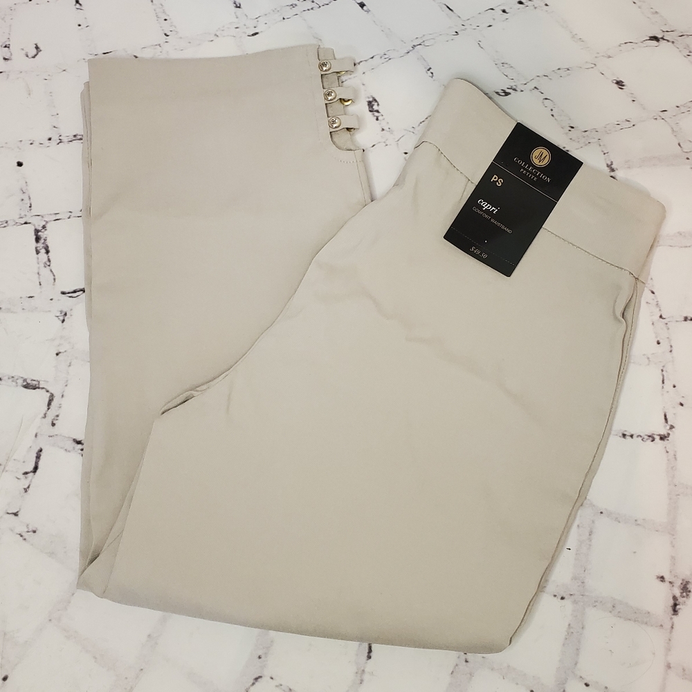 Capri Pants Crystal Bling Accents Small